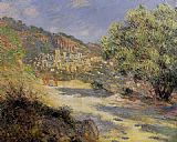 Claude Monet The Road to Monte Carlo painting